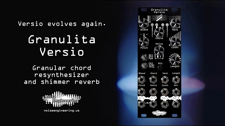 Introducing Granulita Versio: Granular chord resynthesizer and shimmer reverb