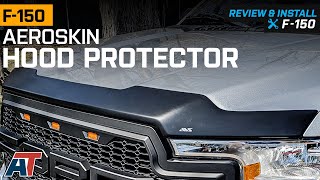 2015-2020 F150 Aeroskin Hood Protector; Matte Black Review & Install