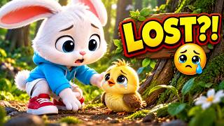 Milo Found a Lost Baby Bird! 🐰🐦💔 | Cute Cartoon Story