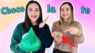 Chocolate Gigante VS Realidad🍫 ¿Quién gana los chocolates gigantes 😱 chocolate grande vs pequeño 🍫