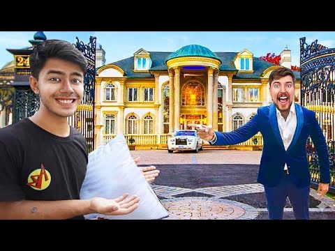 Asking Rich Mr Beast For A House Tour!