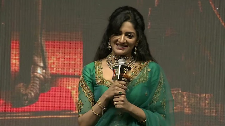 Vimala Raman Speech @ Rudrangi Pre Release Event | Jagapathi Babu, Balakrishna, Vimala Raman