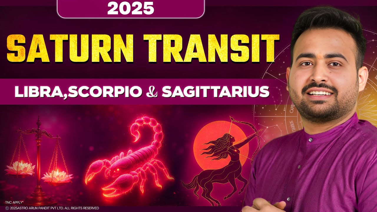 Libra, Scorpio, Sagittarius – Be Ready! Saturn’s 2025 Transit Will Change Everything!