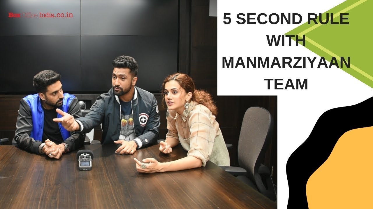 5 second rule with Abhishek Bachchan | Anurag Kashyap | Taapsee Pannu | Vicky Kaushal