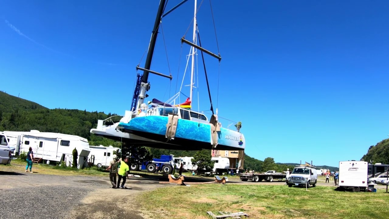 Hawea, 48' Kurt Hughes Charter Catamarans, Launched at Pedigree Catamaran June 7, 2024