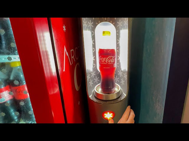 Instant Freeze Coke Machine - YouTube