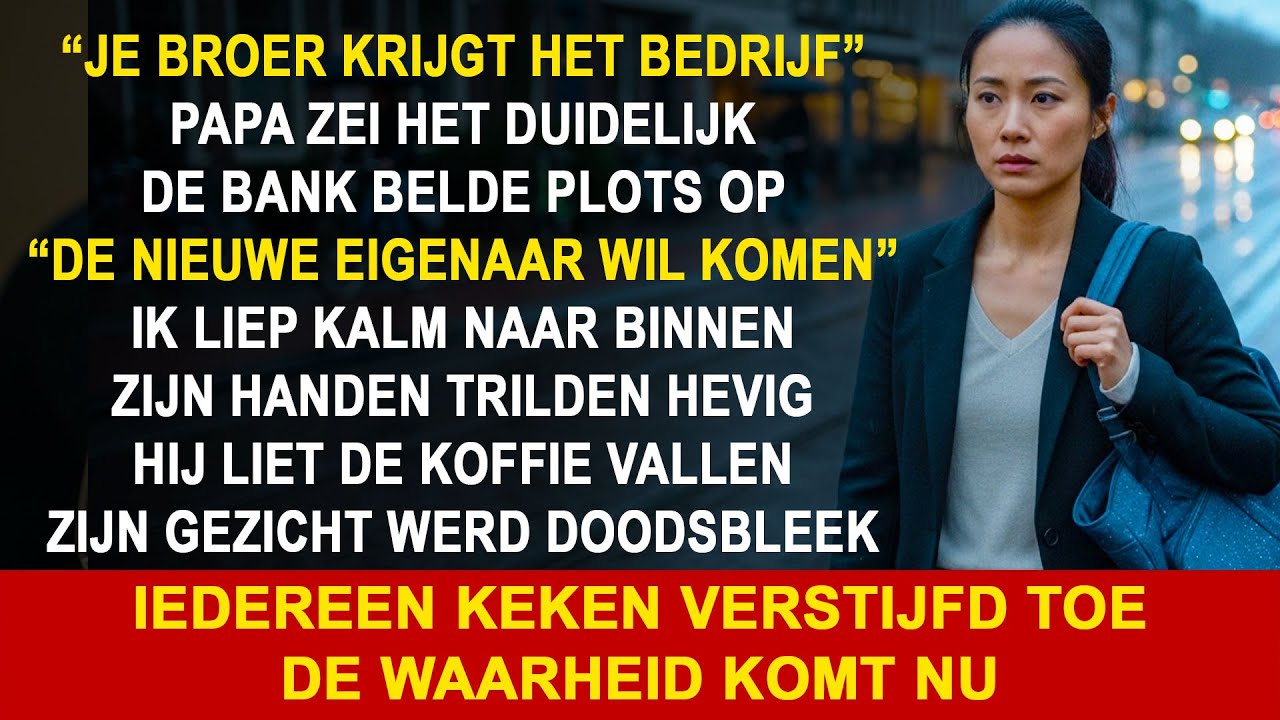 Mijn vader gaf alles aan mijn broer — tot de bank belde over mijn overname.