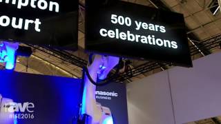 ISE 2016: Panasonic Showcases 4K Displays Mounted on Robotic Arms