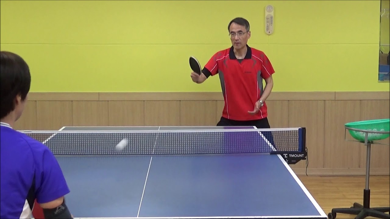 Short Pimple 기본타법 제19편 : 백핸드 드라이브 -Backhand Topspin (5)