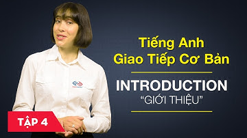 Tiếng Anh giao tiếp cơ bản - Bài 4: Introduction – Giới thiệu [Học tiếng Anh giao tiếp #6]