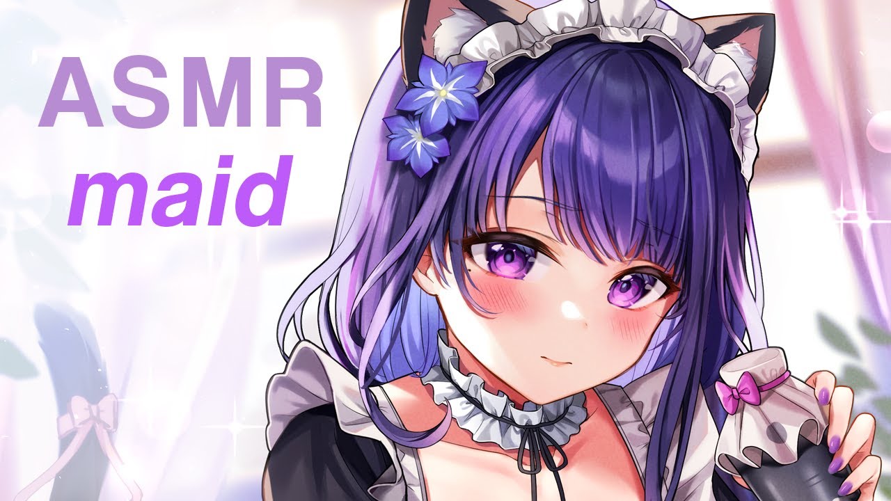 [ASMR 3Dio] Maid cleans your ears ❤ ear cleaning, breathing, close up whispers