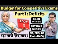 Budget2024 for competitive exams part1 intro deficit formulas facts iascdsssc themrunalpatel