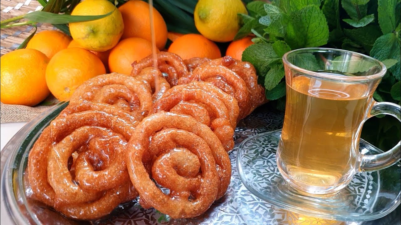 זנגולה (ממתק מהמטבח העיראקי)-  Treditiona iraqi sweet zangula