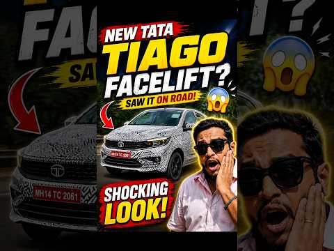 New Tata Tiago Ev facelift? | Camouflage on Road |#indianev #automobile #viral