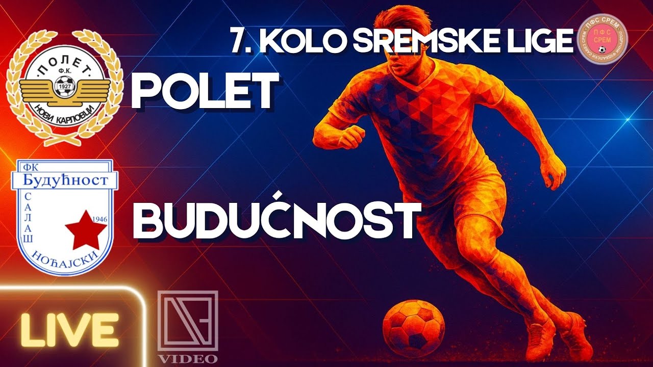 FK POLET Novi Karlovci - FK BUDUĆNOST Salaš Noćajski (Full match Livestream) [28.09.2025.]