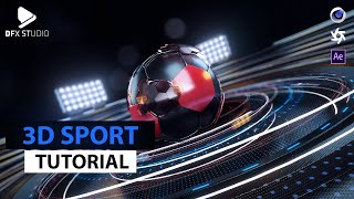 Sports 3D Opener | 4D Cinema WITH Octane ..Tutorial