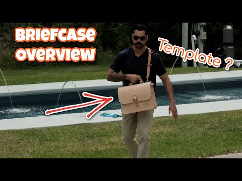 Leather Briefcase Overview - Template? Yes or No? ??‍♂️