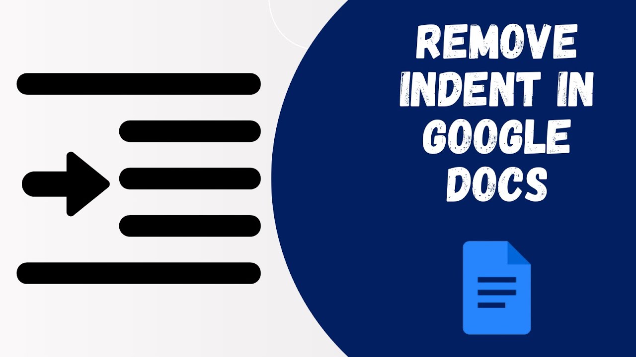 Project Remove Indent How To Remove Indent in Google Docs - YouTube