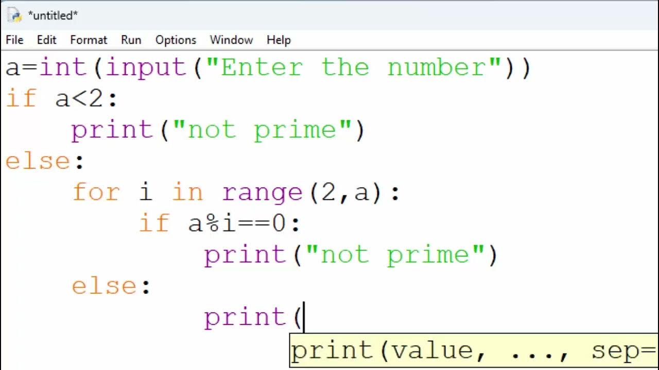 Best trick to find whether the entered number is prime or not in python ...