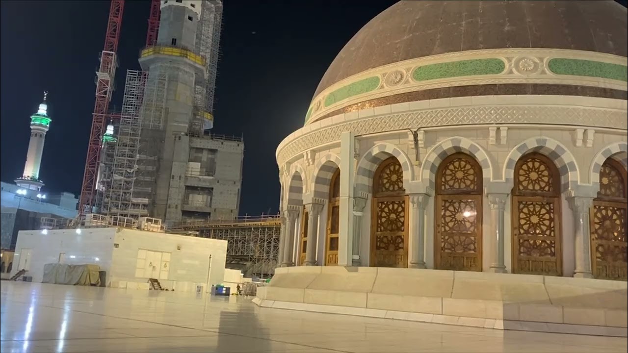 (يتنازعون فيها كأسا لا لغو فيها ولا تأثيم) تسجيل من سطح الحرم د. عبدالله الجهني 9-11-1443 هـ