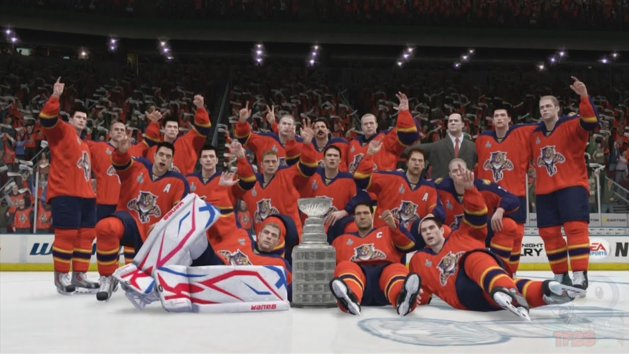 NHL 14 Florida Panthers Stanley Cup Championship Celebration YouTube
