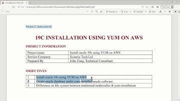 Install oracle 19c using YUM on AWS EC2: Part 1 oracle software installation by YUM