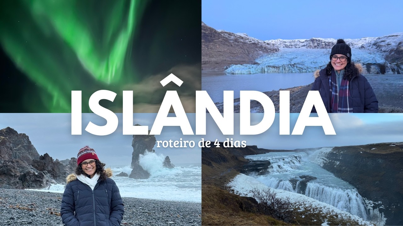 4 DIAS NA ISLÂNDIA | roteiro completo, neve e Aurora Boreal