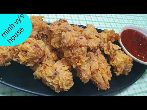 #89 gà rán hàn quốc - cách làm gà rán truyền thống - làm sốt cay ngọt hàn quốc ăn cùng gà rán - youtube