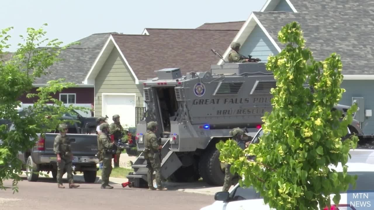 Suspect in stand-off with police in Great Falls (July 7 2023) - YouTube