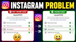 You're Currently Unable to Monetize Instagram Problem Solve | Partner Monetization Policies Problem 