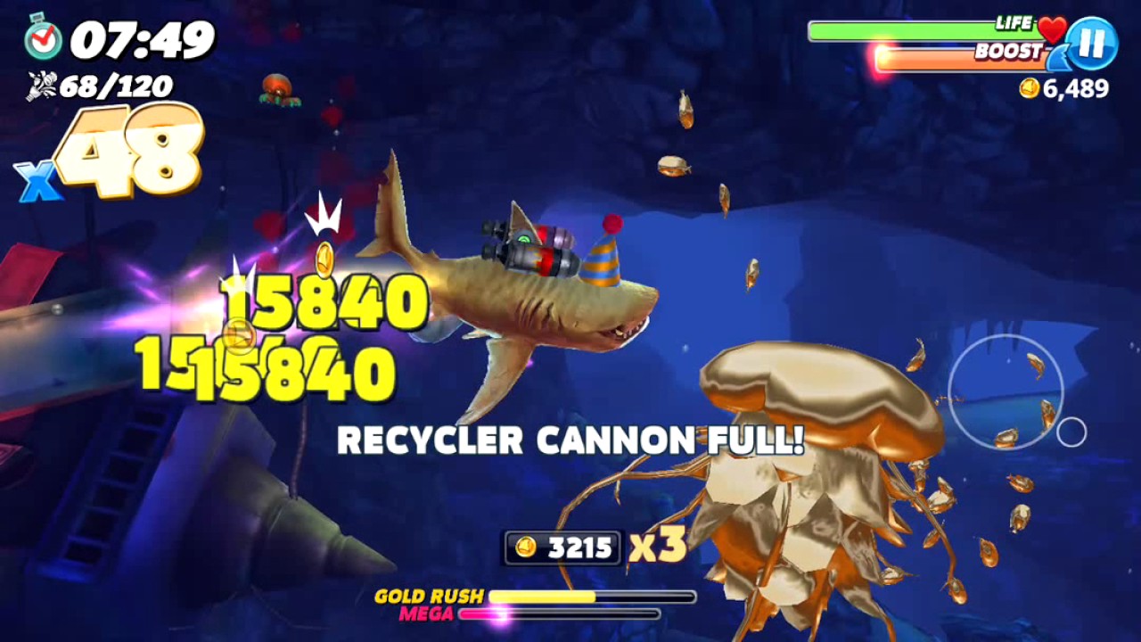 sharknado 5 MEGA RUSH IN HARBOR MAP ! - Hungry Shark World