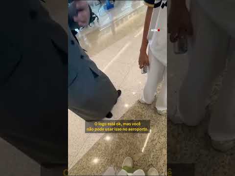 Jornalista é forçada a tirar camiseta da Palestina no aeroporto de Abu Dhabi