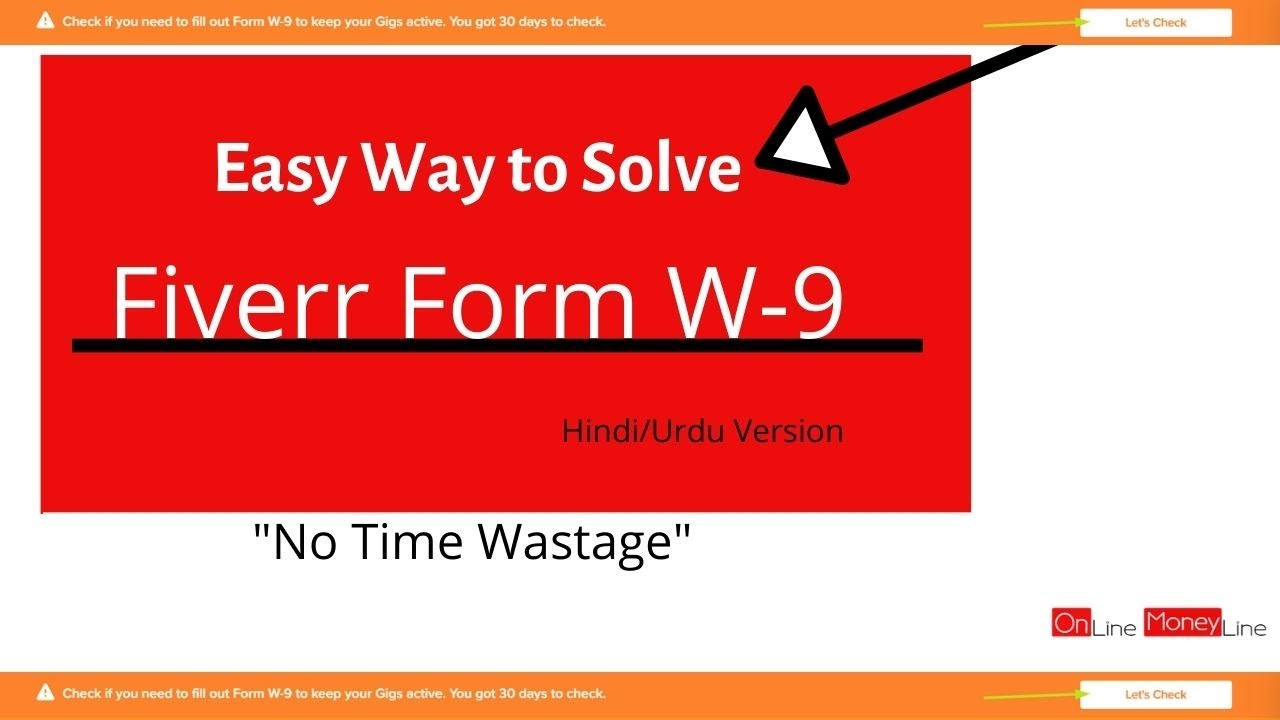 How to Fill Out W9 Form on Fiverr Hindi/Urdu - YouTube