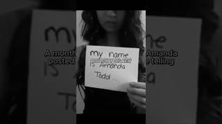 The Story of Amanda Todd. #stories #sextortion #staystrong #mentalhealth #hope #dontgiveup