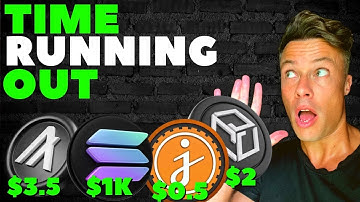 There Is Less Time Left Than You Think Before EXPLOSIVE Moves - Algorand, Solana, Gala, Jasmy Coin