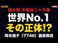 【ニッチトップ】隠れ半導体株として大注目の岡本硝子。大逆転で株価は〇〇円へ