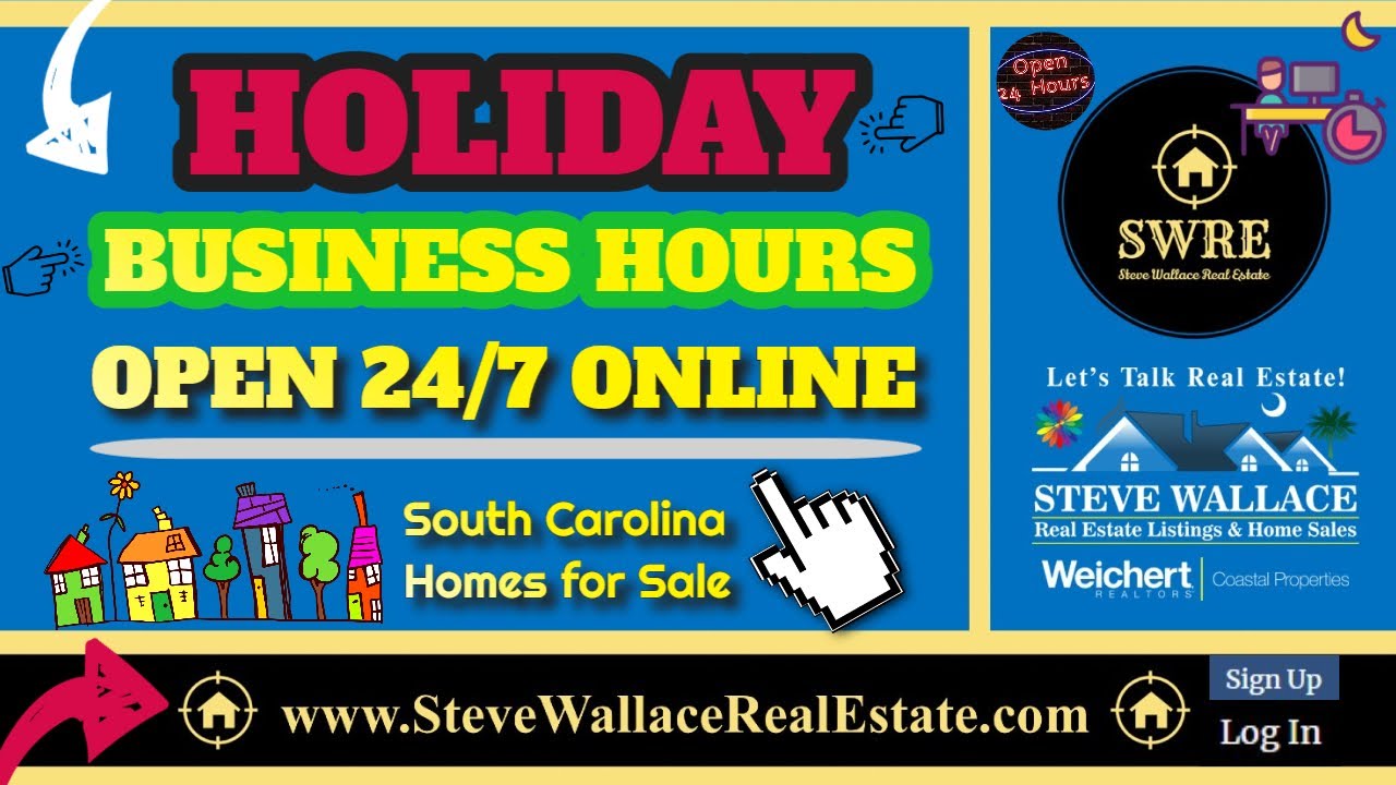 Holiday Business Hours for Bluffton SC Real Estate Realty SWRE Shorts