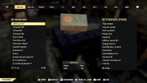 Fallout 76 How to Get the Most in to Your Stash Box!