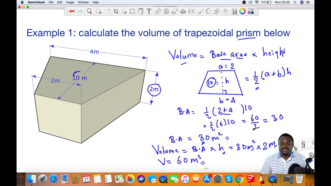 volume of trapezoidal prism volume of trapezoidal prism