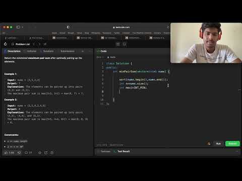 Minimize Maximum Pair