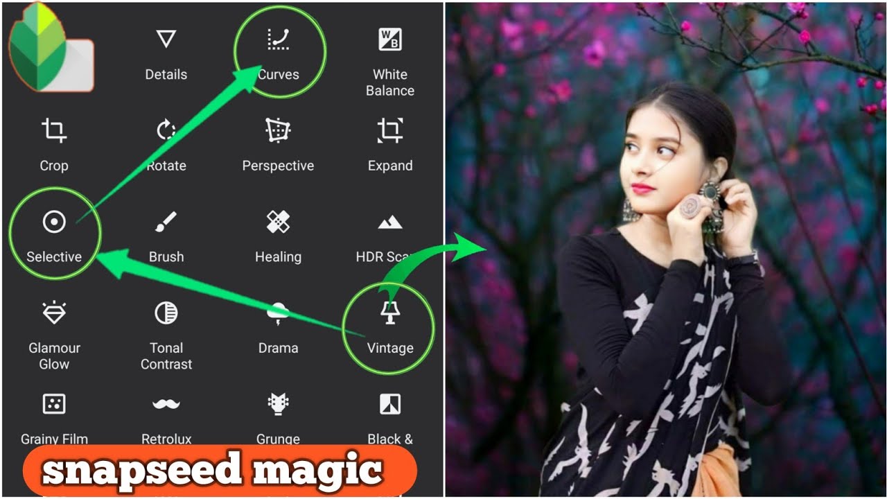 Snapseed Photo Editing Tutorial Bangla | Pro Mobile Photo Editing