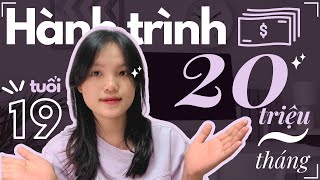 Hành trình kiếm 20tr/ tháng của mình ở tuổi 19 từ các công việc online | Chia sẻ nguồn học miễn phí