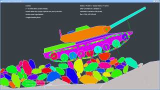 R.U.B.E Box2D editor scene in Chipmunk physics screenshot 2