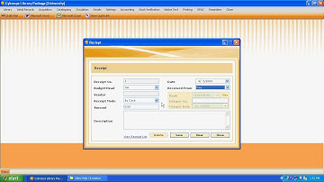 Library Package-library automation software -Receipt