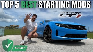 BEST Starting Mods for your Camaro LT1(or SS) | Warranty-Safe Upgrades for Looks \& Performance