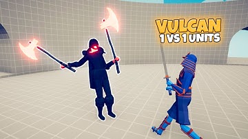 VULCAN 1 vs 1 EVERY UNIT | TABS Modded Gameplay