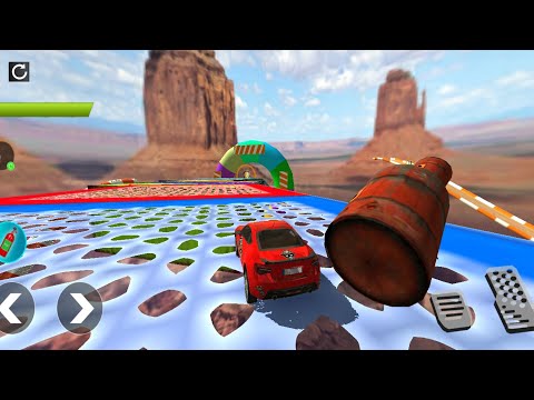 ហ្គេមប្រណាំងឡាន Ramp Car Games: GT Car Stunts