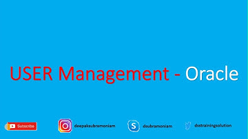Oracle User Management | Create | Alter | Lock | Tamil