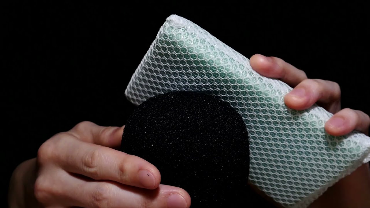 ASMR Mic scratching with Sponges No Talking