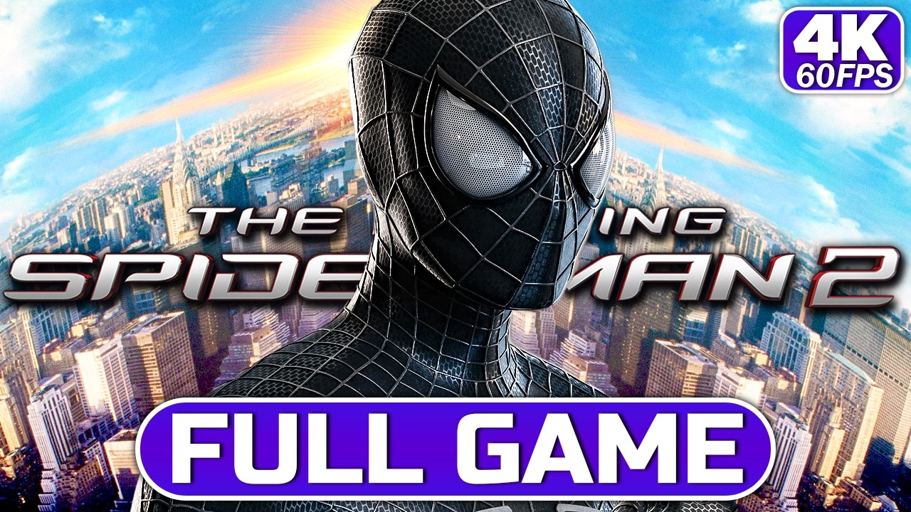 The Amazing Spider-Man 2 Black Suit Full Game Walkthrough (No Commentary | 4K 60FPS Ultra HD)